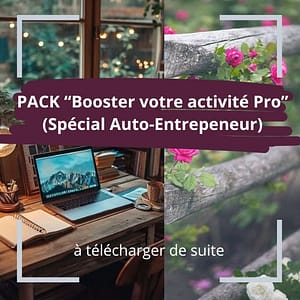 Pack "Booster votre activité Pro" (spécial Auto-Entrepreneur)
