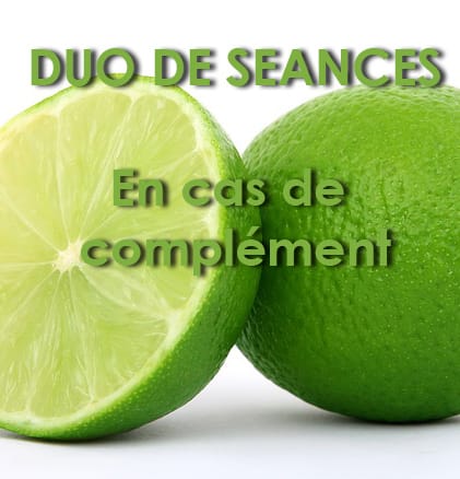 citrons vert pour illustrer un complément au duo de soins énergétiques