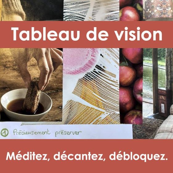 Tableau de vision - Support personnalisé de méditation