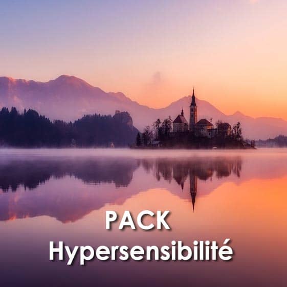 île au milieu d'un lac pour illustrer un pack de vidéos sur l'hypersensibilité